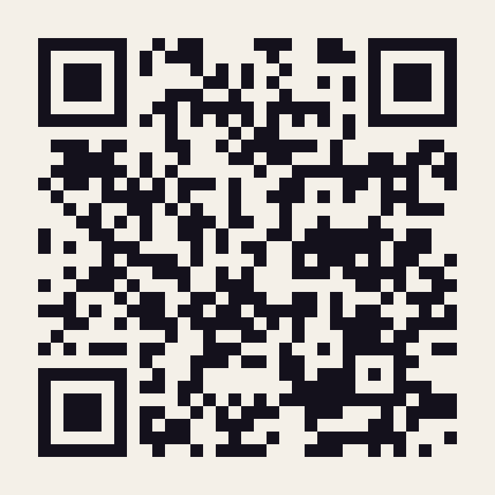 QR code for the class page